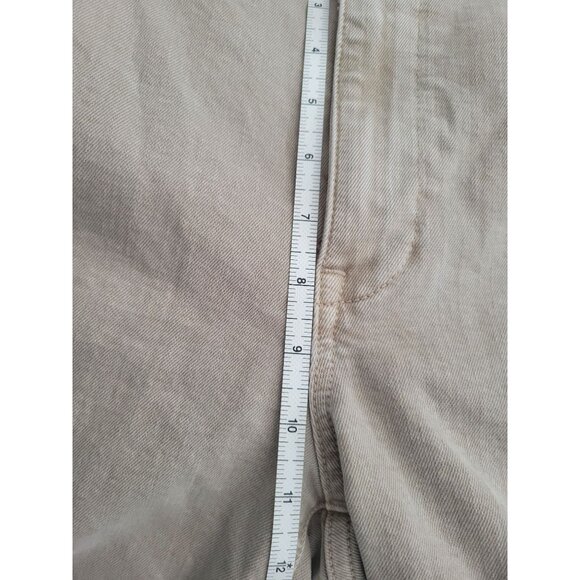 Madewell Womens Tan Tapered Demin Trousers Jeans size 27 Preppy Neutral - Picture 8 of 11